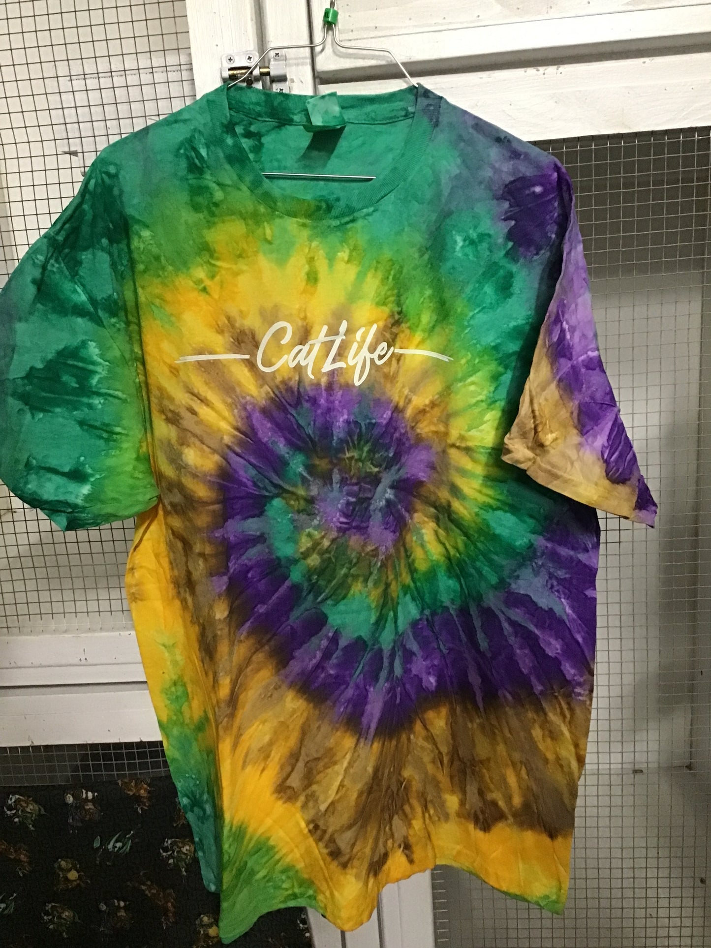 Cat Life Tie Dye Tee