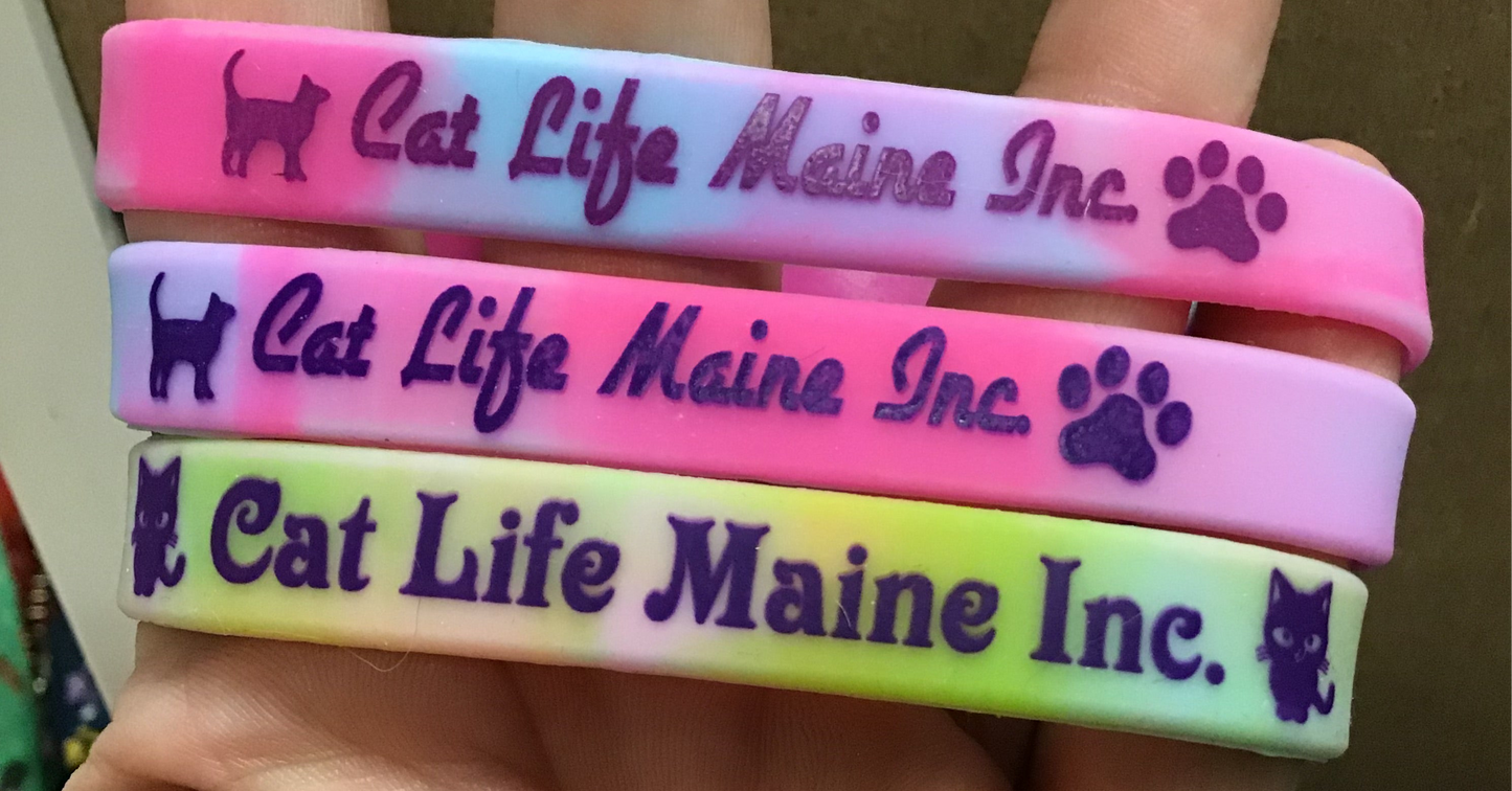 Cat Life Maine Silicone Bracelets
