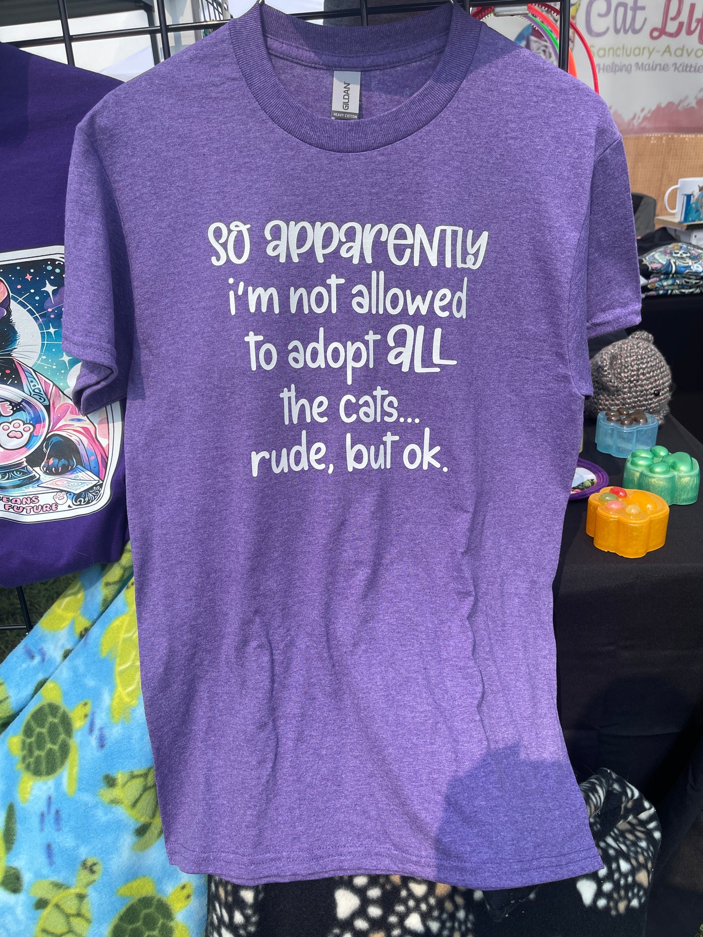 Not allowed to Adopt All The Cats Tee