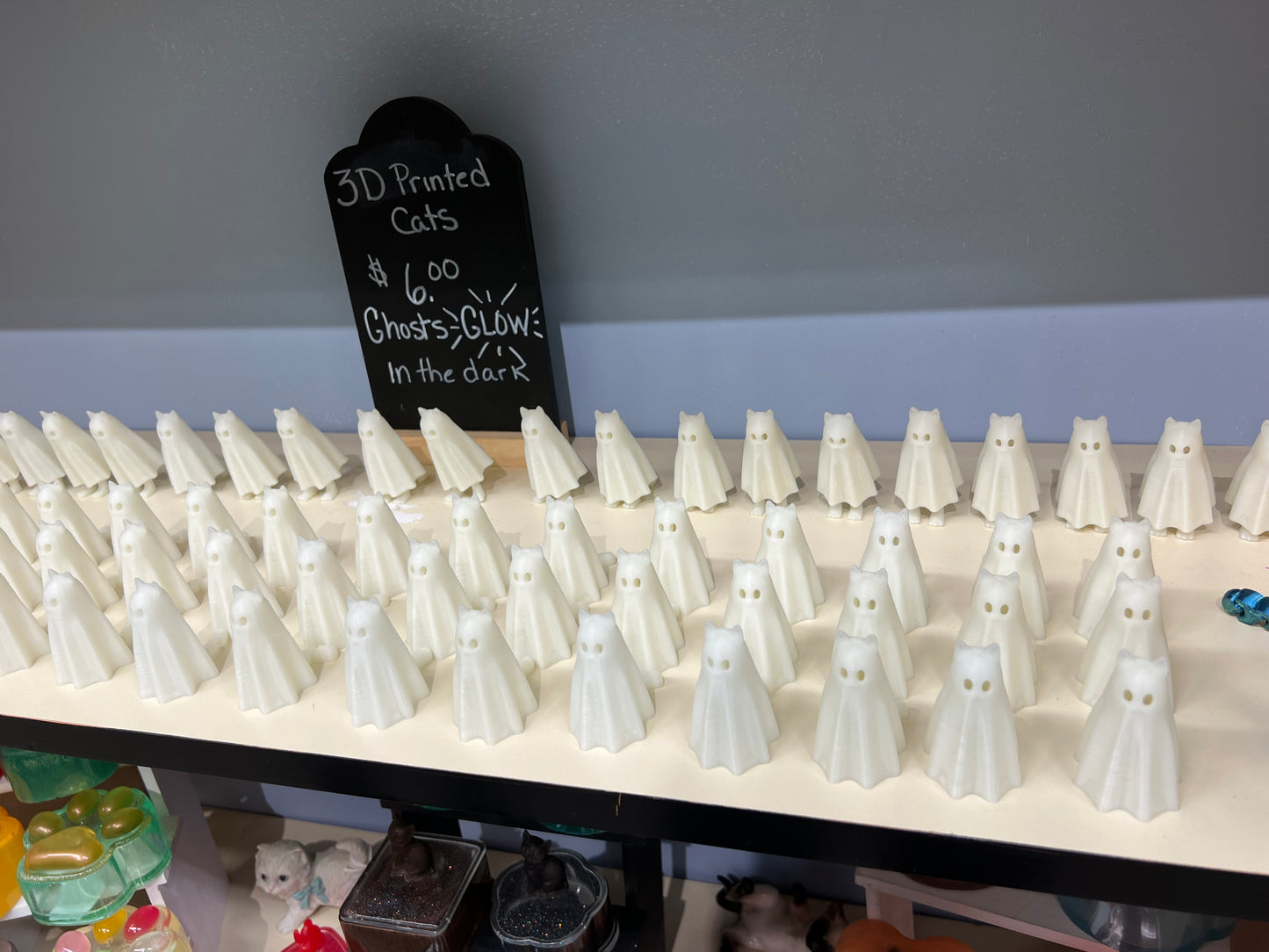 Ghost Kitty 3D printed figurine