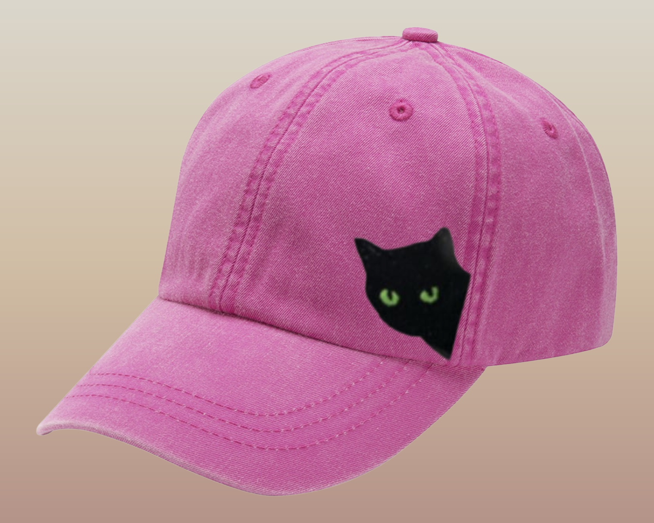 Creeper Cat Pigment Dyed Cap