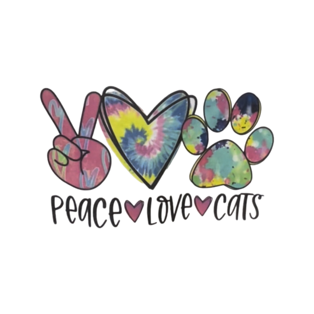 Ladies V Neck Peace ❤️ Cats