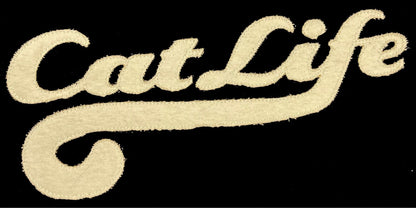 Cat Life Tail Natural Appliquéd Tee