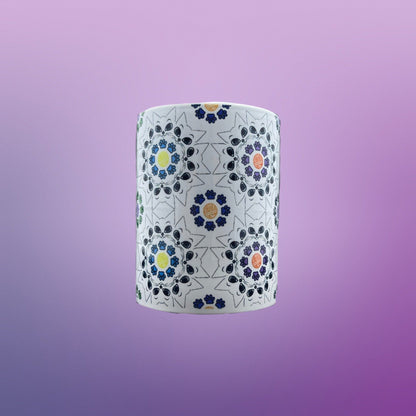 15oz Ceramic Colorful Cat Pattern Mug