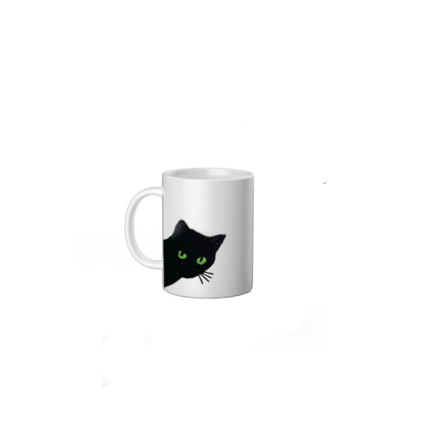 15 oz Ceramic Creeper Cat Mug