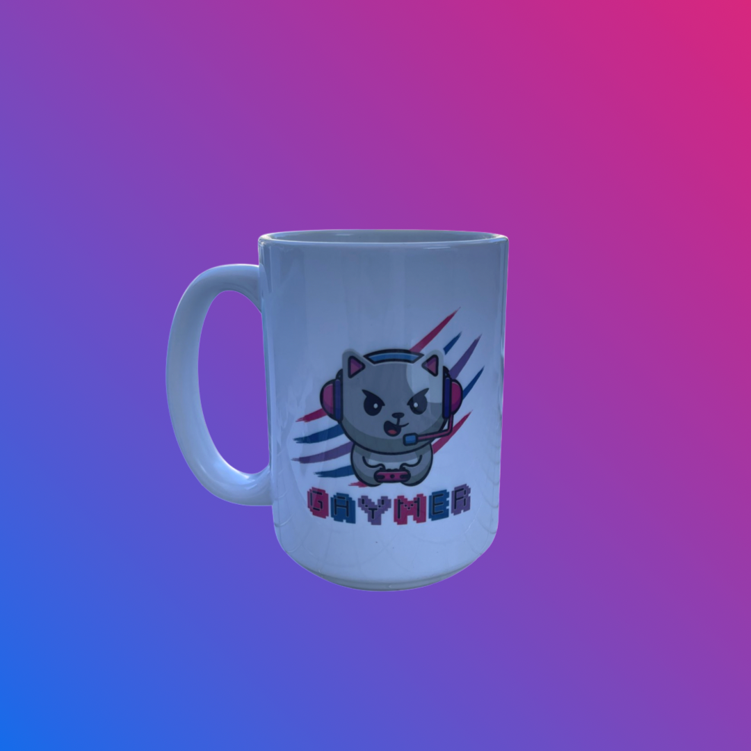 15 oz Bisexual Gaymer Mug