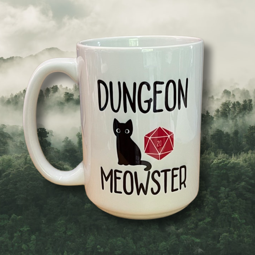 15 oz Dungeon Meowster Mug
